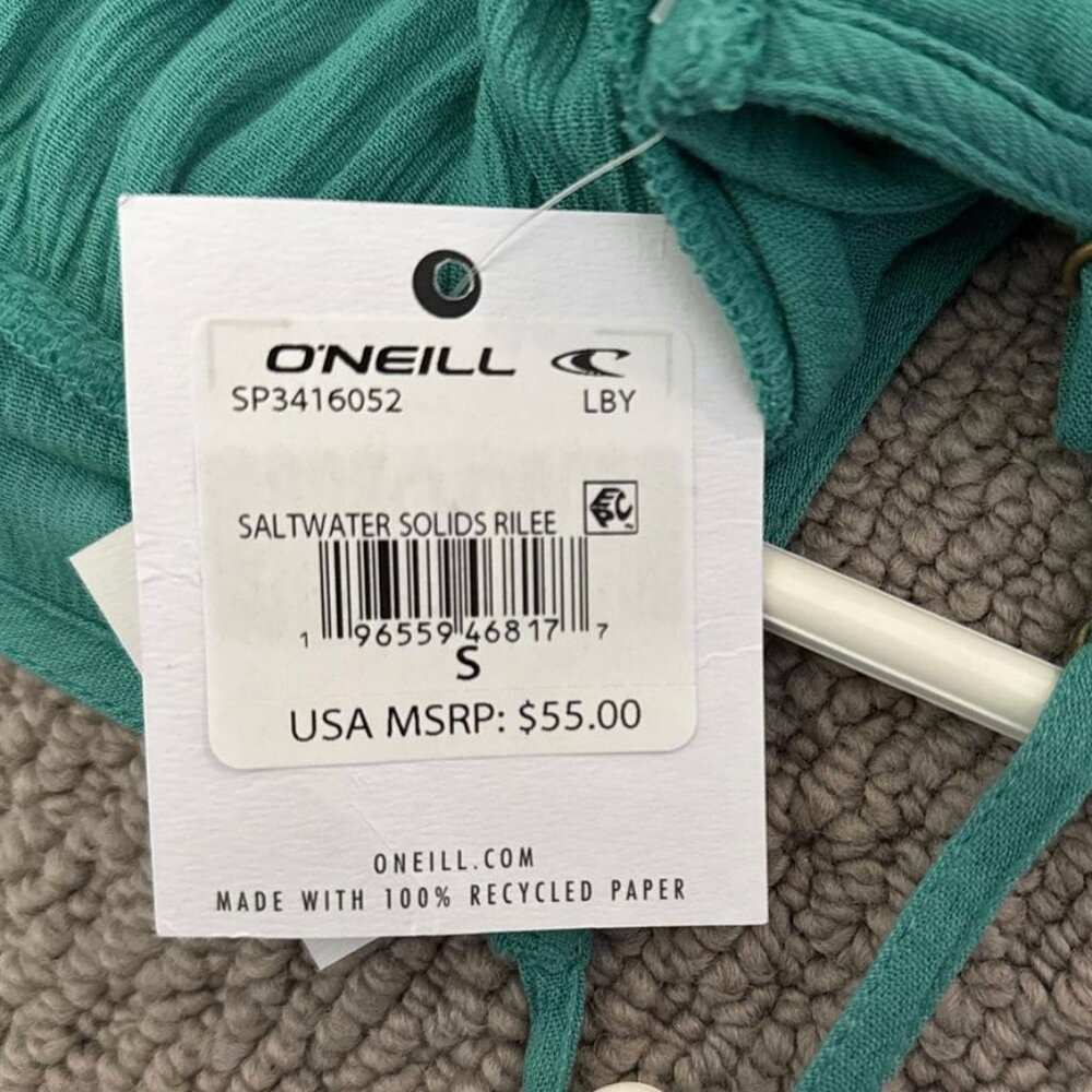 Womens O’Neill green cover up dress - Picture 3 of 3